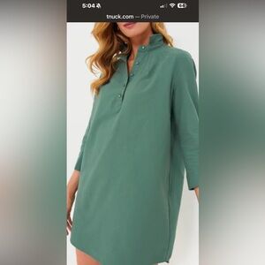 Tuckernuck pomander place green polly dress NWT sz xxl